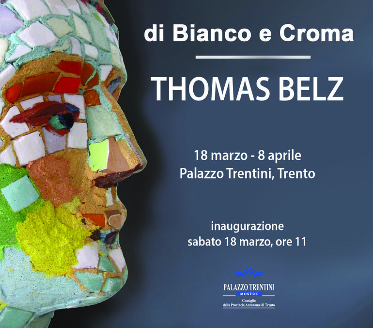 Cartolina della mostra personale di Thomas Belz